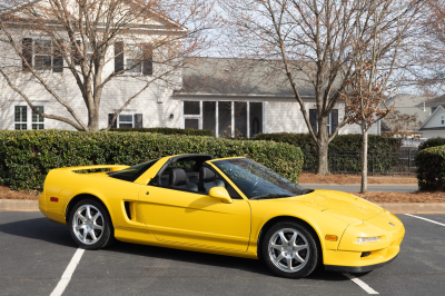 1997 Acura NSX in Spa Yellow over Black