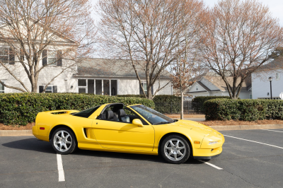 1997 Acura NSX in Spa Yellow over Black