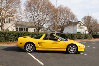 1997 Acura NSX in Spa Yellow over Black