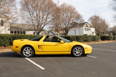 1997 Acura NSX in Spa Yellow over Black