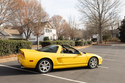 1997 Acura NSX in Spa Yellow over Black