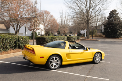 1997 Acura NSX in Spa Yellow over Black