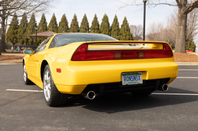 1997 Acura NSX in Spa Yellow over Black