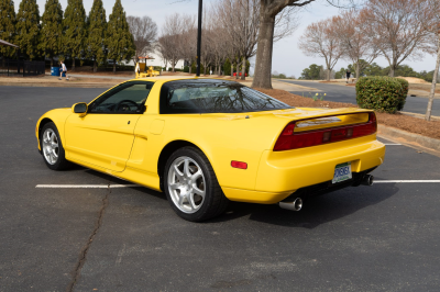 1997 Acura NSX in Spa Yellow over Black