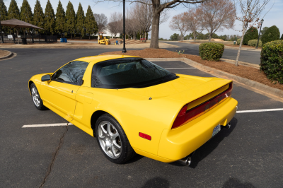 1997 Acura NSX in Spa Yellow over Black