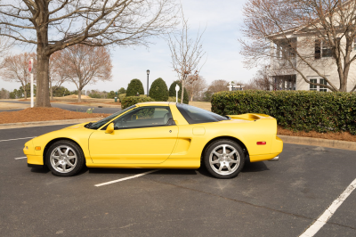 1997 Acura NSX in Spa Yellow over Black