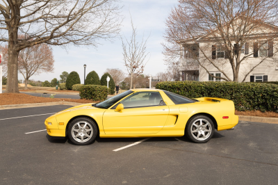 1997 Acura NSX in Spa Yellow over Black