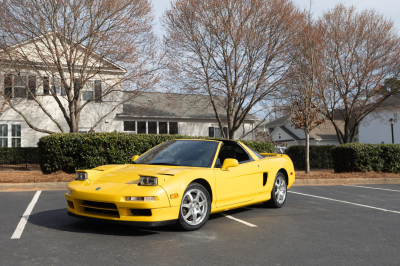 1997 Acura NSX in Spa Yellow over Black