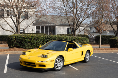 1997 Acura NSX in Spa Yellow over Black