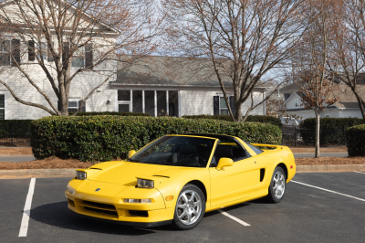 1997 Acura NSX in Spa Yellow over Black