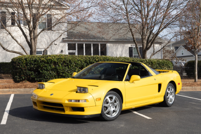 1997 Acura NSX in Spa Yellow over Black