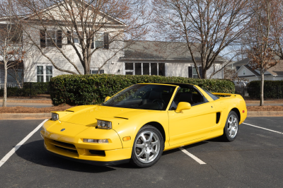 1997 Acura NSX in Spa Yellow over Black