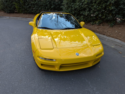 1997 Acura NSX in Spa Yellow over Black