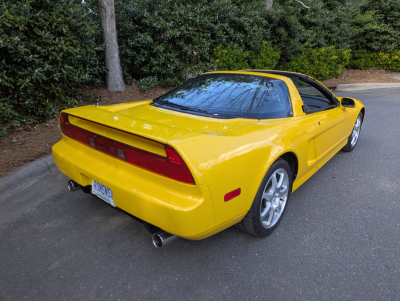 1997 Acura NSX in Spa Yellow over Black