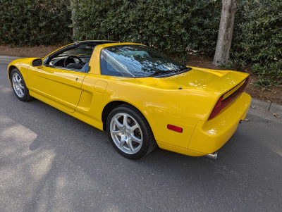 1997 Acura NSX in Spa Yellow over Black