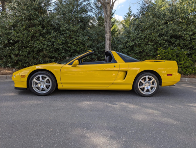 1997 Acura NSX in Spa Yellow over Black