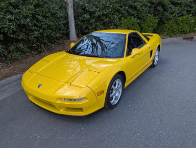 1997 Acura NSX in Spa Yellow over Black