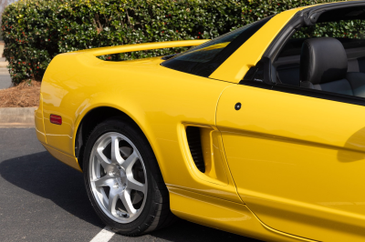1997 Acura NSX in Spa Yellow over Black