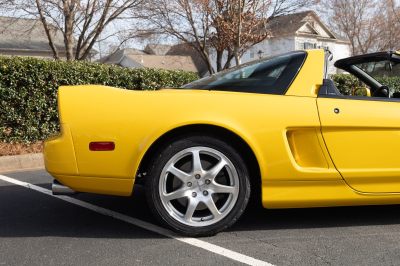 1997 Acura NSX in Spa Yellow over Black