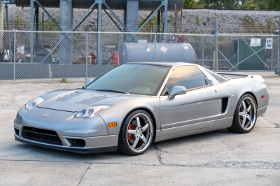 2002 Acura NSX in Sebring Silver over Black