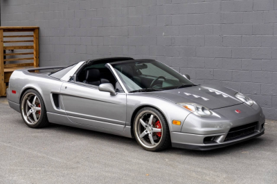 2002 Acura NSX in Sebring Silver over Black