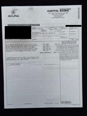 1995 Acura NSX in Berlina Black over Black