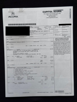 1995 Acura NSX in Berlina Black over Black