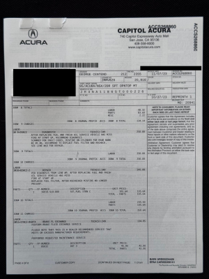 1995 Acura NSX in Berlina Black over Black