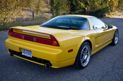 1997 Acura NSX in Spa Yellow over Black