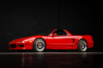 1996 Acura NSX in Formula Red over Black