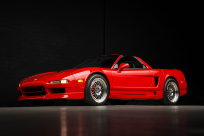 1996 Acura NSX in Formula Red over Black