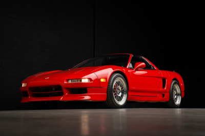 1996 Acura NSX in Formula Red over Black