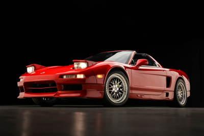 1996 Acura NSX in Formula Red over Black