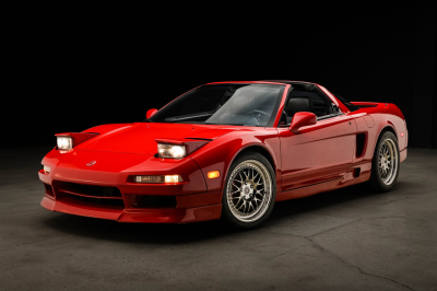 1996 Acura NSX in Formula Red over Black