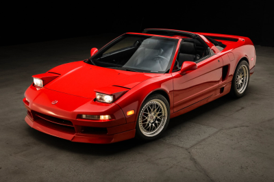 1996 Acura NSX in Formula Red over Black