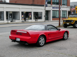 1993 Acura NSX in Formula Red over Black