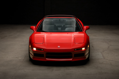 1996 Acura NSX in Formula Red over Black