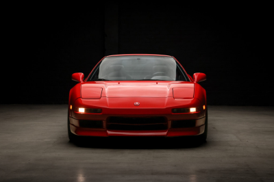 1996 Acura NSX in Formula Red over Black