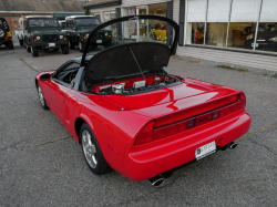 1993 Acura NSX in Formula Red over Black