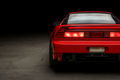 1996 Acura NSX in Formula Red over Black