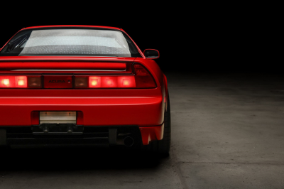 1996 Acura NSX in Formula Red over Black