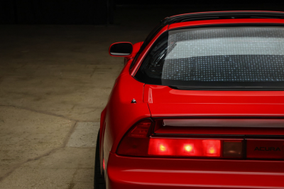 1996 Acura NSX in Formula Red over Black
