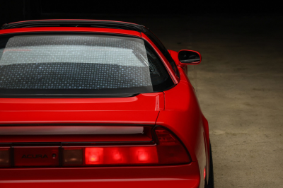 1996 Acura NSX in Formula Red over Black