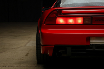 1996 Acura NSX in Formula Red over Black