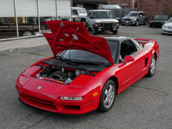 1993 Acura NSX in Formula Red over Black