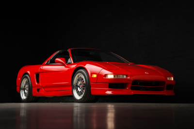 1996 Acura NSX in Formula Red over Black