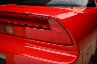 1996 Acura NSX in Formula Red over Black