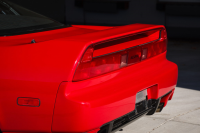 1996 Acura NSX in Formula Red over Black