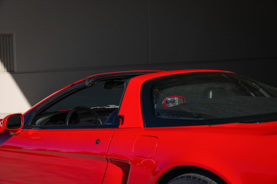 1996 Acura NSX in Formula Red over Black