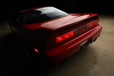 1996 Acura NSX in Formula Red over Black